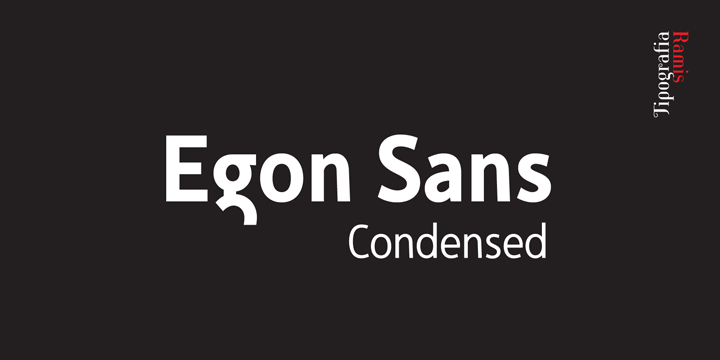 Czcionka Egon Sans Condensed